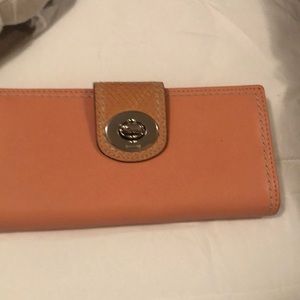 Coach coral wallet